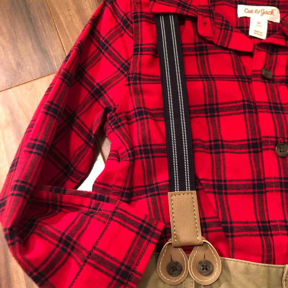Cat & Jack Christmas outfit
